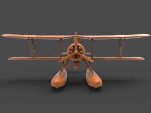 biplane 3D Druckmodell