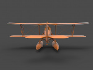 biplane 3D Druckmodell