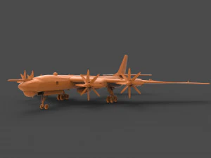 ту-95м 3D Принт Модель