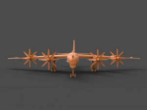 tu-95m 3D Print Model