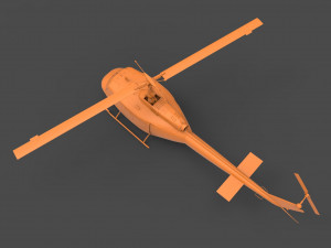 uh-1h 3D 打印模型