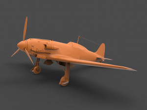 macchi c205 veltro 3D-printmodel