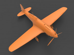 macchi c205 veltro 3D 打印模型