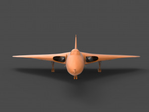 avro vulcan 3Dプリントモデル