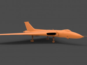 avro vulcan 3Dプリントモデル
