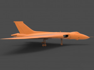 avro vulcan 3Dプリントモデル