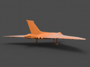 avro vulcan 3Dプリントモデル