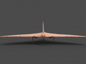 avro vulcan 3Dプリントモデル