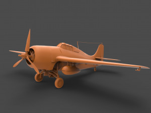 f4f wildcat 3D-printmodel