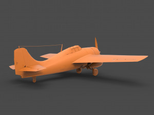 f4f wildcat 3D-printmodel