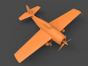 f4f wildcat 3D-printmodel