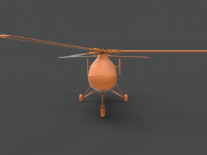 boeing vertol h-21 Model do druku 3D