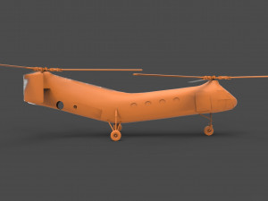 boeing vertol h-21 Model do druku 3D