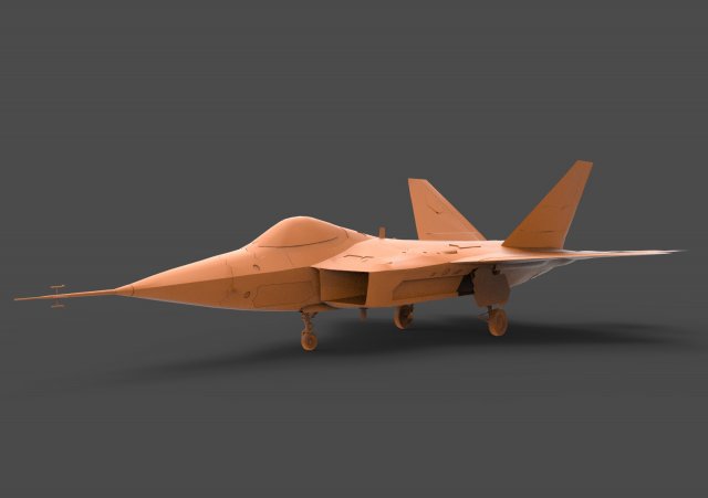 f-22 raptor 3Dプリントモデル .c4d .max .obj .3ds .fbx .stl .blend 