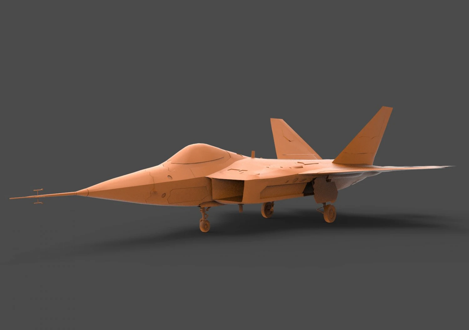 f-22 raptor 3D Print Model .c4d .max .obj .3ds .fbx .stl .blend
