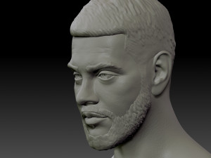 timati bust 3D-Druckmodell