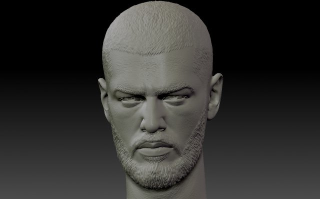 miyagi head 3D प्रिंट मॉडल .c4d .max .obj .3ds .fbx .stl .blend 
