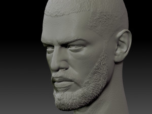 miyagi head 3D प्रिंट मॉडल