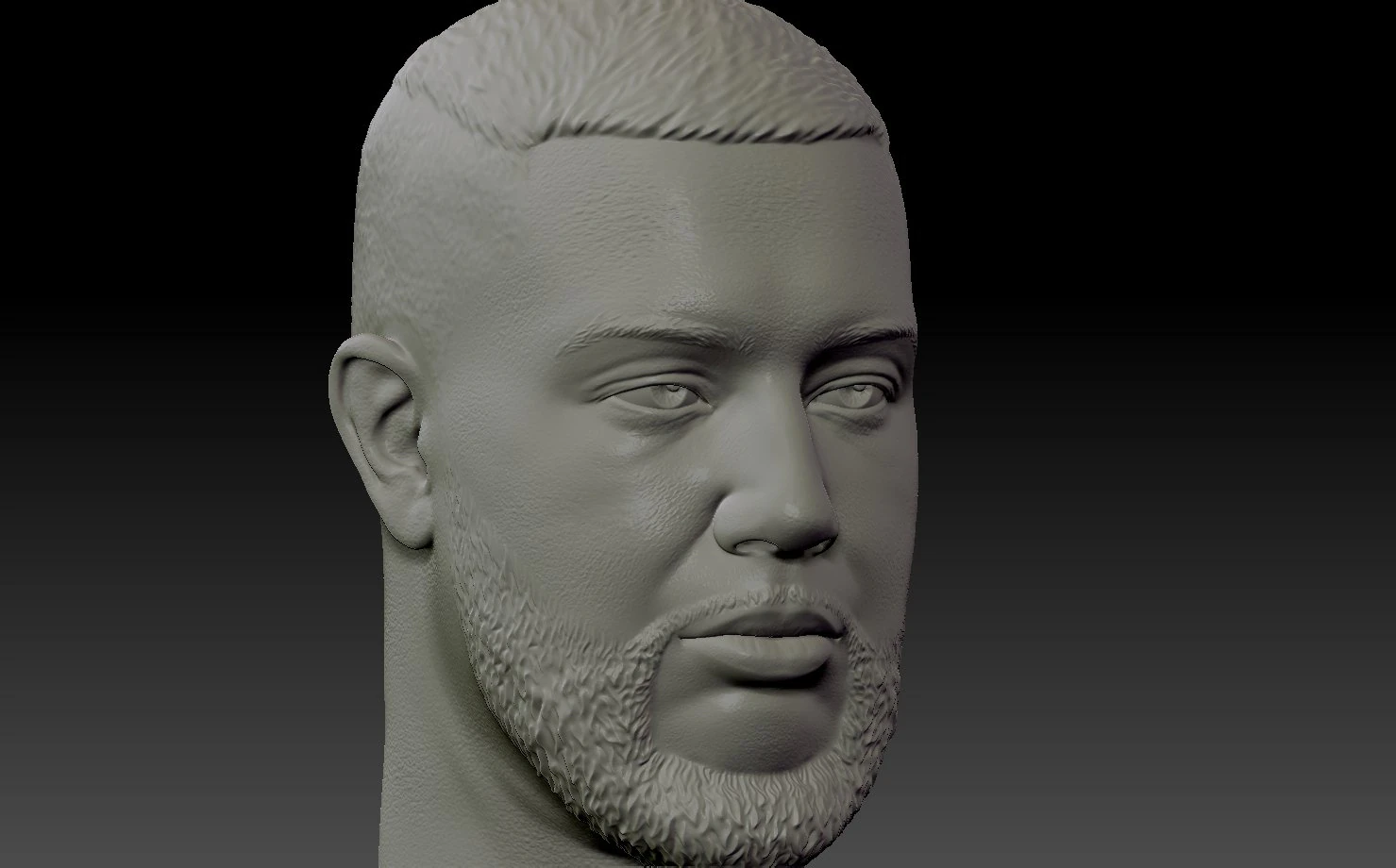 jah khalib head 3D Print Model .c4d .max .obj .3ds .fbx .stl .blend