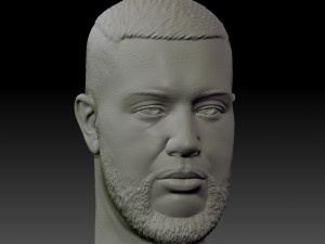 jah khalib head 3D Принт Модель