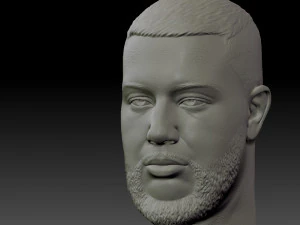 jah khalib head 3D Print Model