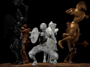 fantasy chess character pack with 3D Model