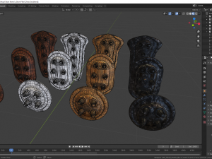 fantasy chess character pack with 3D Model