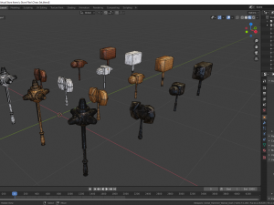 fantasy chess character pack with 3D Model