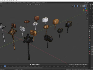 fantasy chess character pack with 3D Model