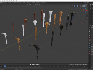 fantasy chess character pack with 3D Model