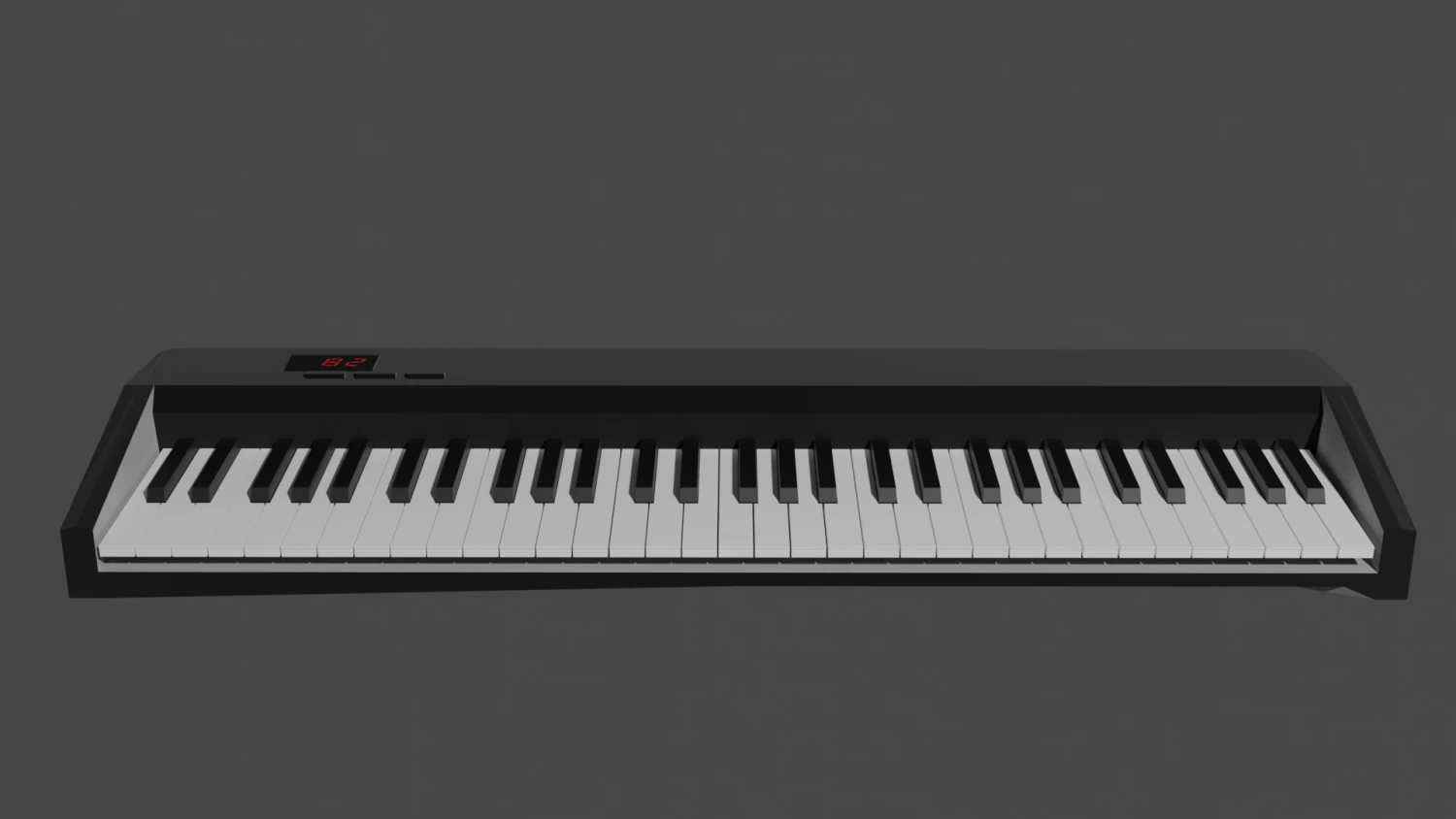 pianoforte 3D Model .c4d .max .obj .3ds .fbx .stl .blend 