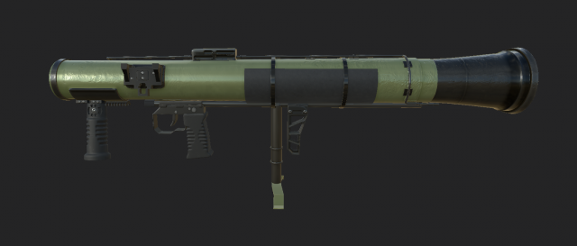 rocket launcher 3D 模型 .c4d .max .obj .3ds .fbx .stl .blend 