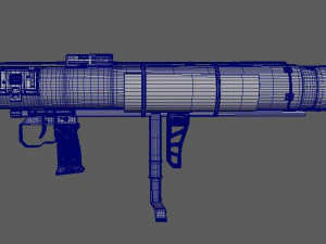 lanzacohetes Modelo 3D