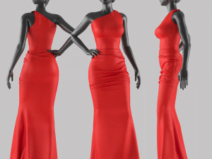 women dress 3D Model