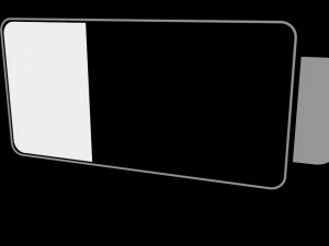 battery icon with percent 3D Model