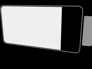 battery icon with percent 3D Model