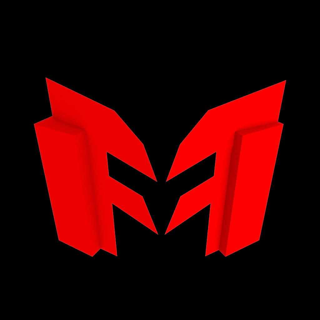 marmok f logo 3D Model .c4d .max .obj .3ds .fbx .stl .blend 