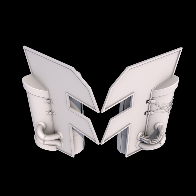 marmok f logo 3D मॉडल .c4d .max .obj .3ds .fbx .stl .blend 