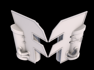 marmok f logo 3D Model
