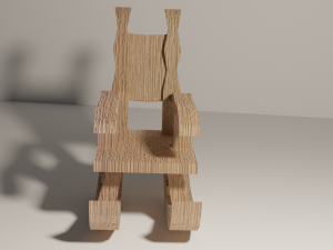 rocking chair 3Dモデル