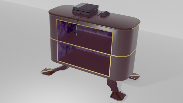 furniture and video game console 3D मॉडल .c4d .max .obj .3ds .fbx .stl .blend 