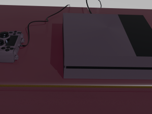 furniture and video game console 3D मॉडल