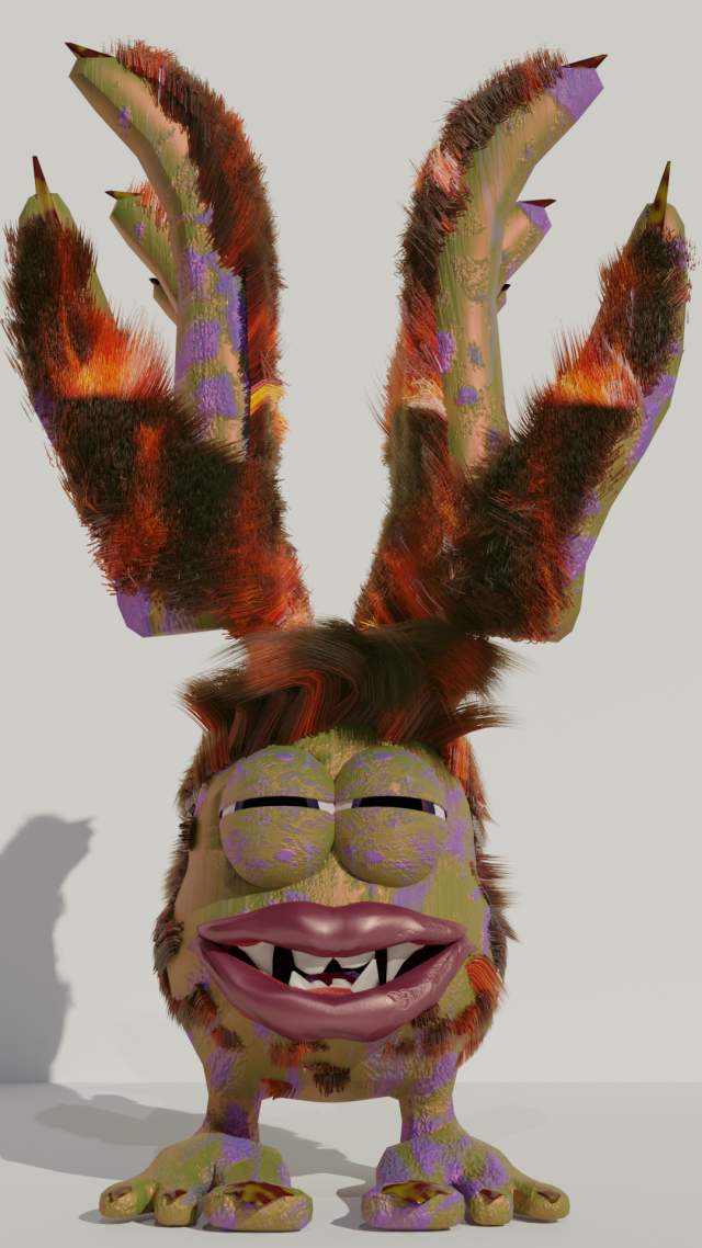 little creature calgy 3D मॉडल .c4d .max .obj .3ds .fbx .stl .blend 