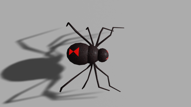 spider toon 3D 모델 .c4d .max .obj .3ds .fbx .stl .blend 