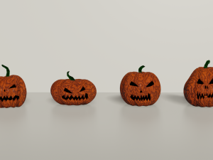 pumpkins 3D मॉडल