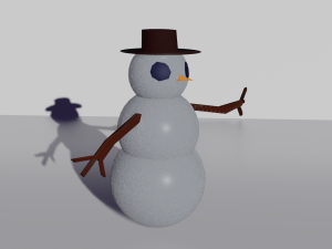 snowman 3D 모델