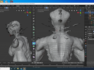 monster mermaid 3D मॉडल