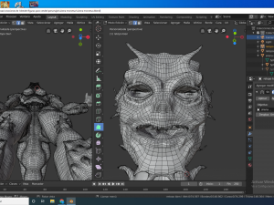monster mermaid 3D मॉडल