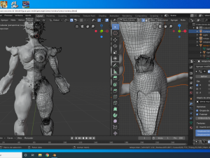 monster mermaid 3D मॉडल