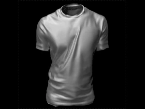 t-shirt branding advertisements version model 3D Model